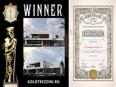 TBP wins The People’s Choice Awards for The Best Residential Private Residence category, Golden Trezzini Awards 2023.